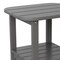 Flash Furniture Gray 2 Tier Adirondack Style Patio Side Table LE-HMP-1035-1517H-GY-GG - alternate 10